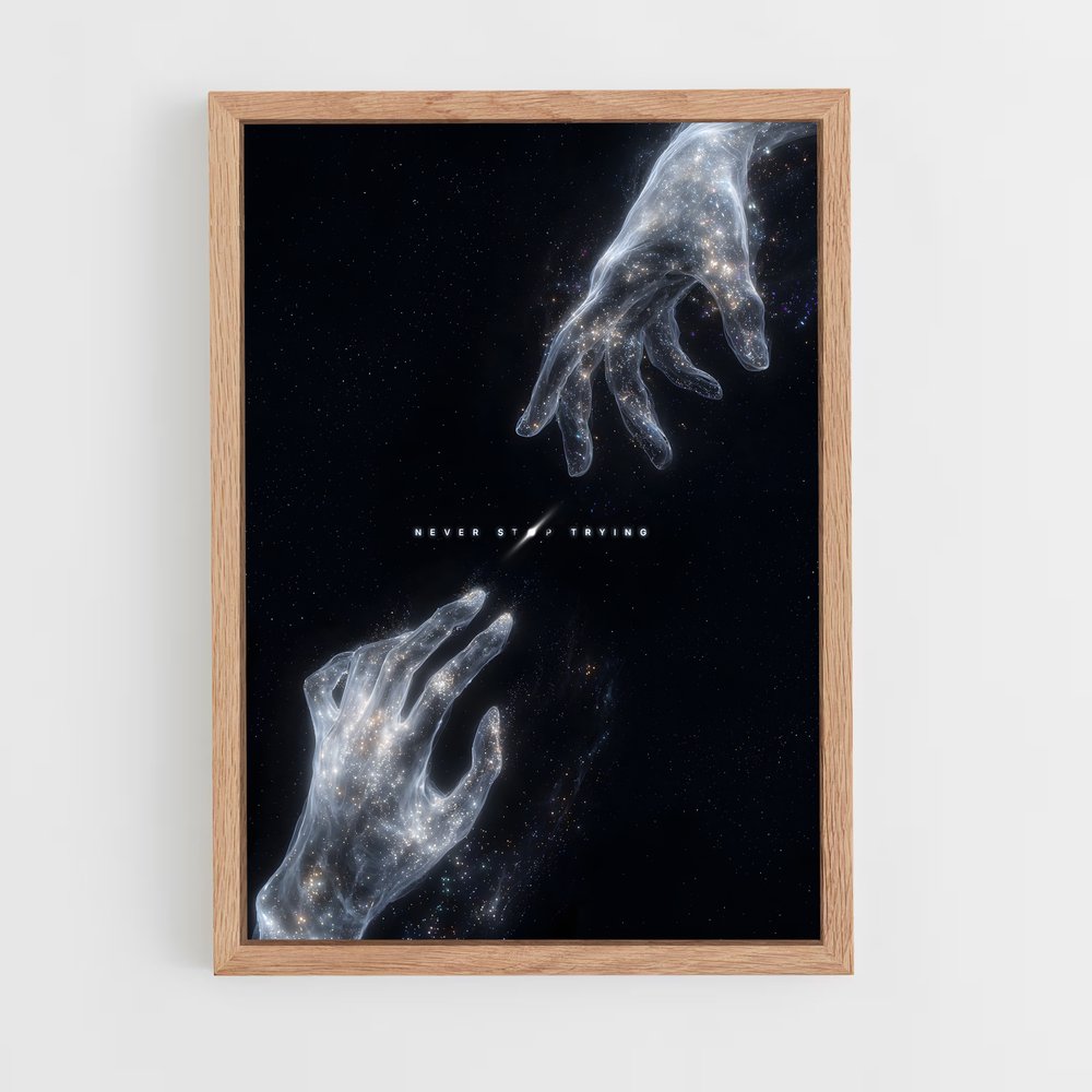 Poster Connexion Cosmique – affiche Art spatial (vue 4)